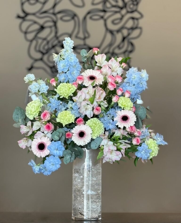 Vase Arrangement For Baby Boy